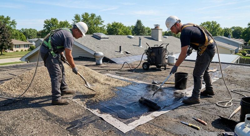 Tar And Gravel Roof Repair in Ambridge, PA