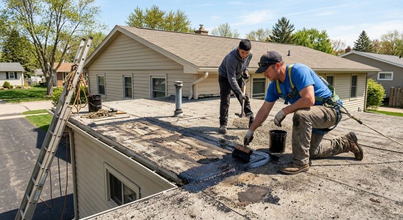 Tar And Gravel Roof Repair in Harmony, PA