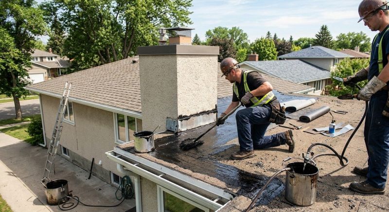 Tar And Gravel Roof Repair in Toronto, OH