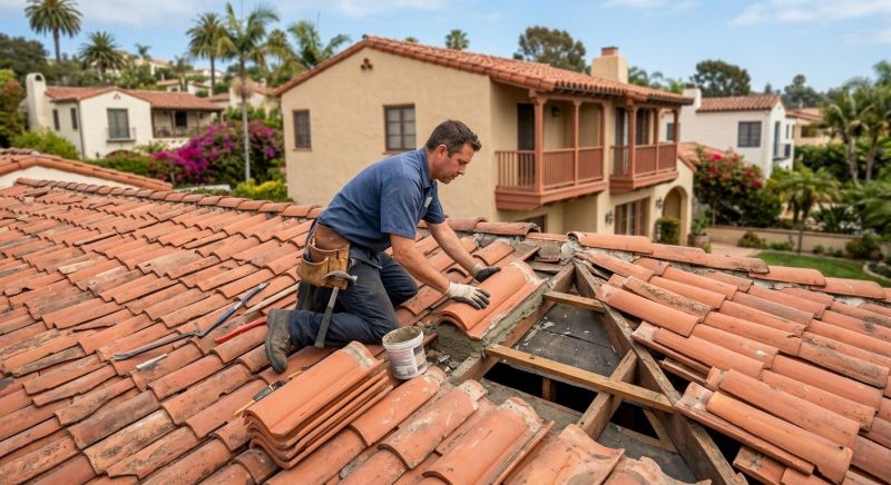Tile Roof Repair in Valencia, PA
