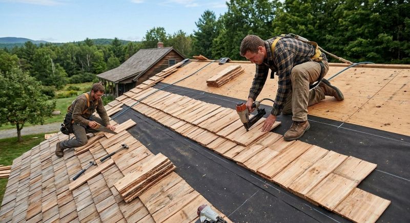 Wood Roofing Installation in Hookstown, PA