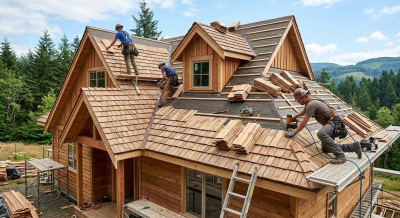 Wood Roofing Installation in Mc Donald, PA