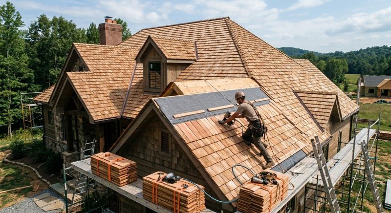Wood Roofing Installation in Valencia, PA