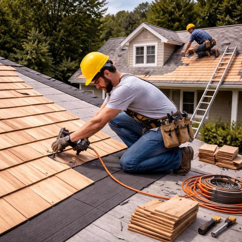 Wood Roofing Installation in Weirton, WV