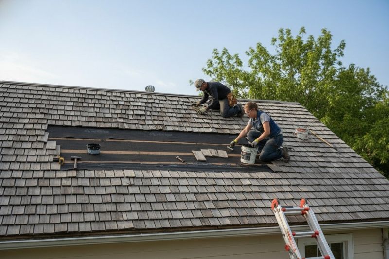 Wood Shake Roof Repair in Burgettstown, PA