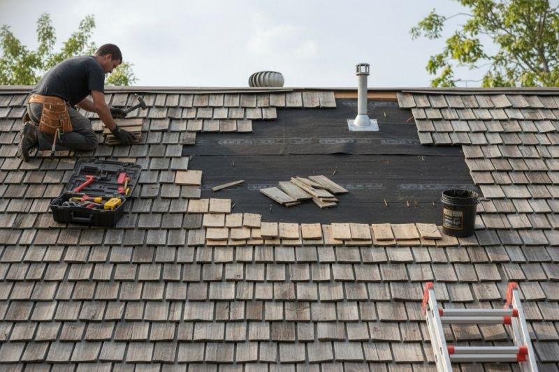 Wood Shake Roof Repair in Gibsonia, PA