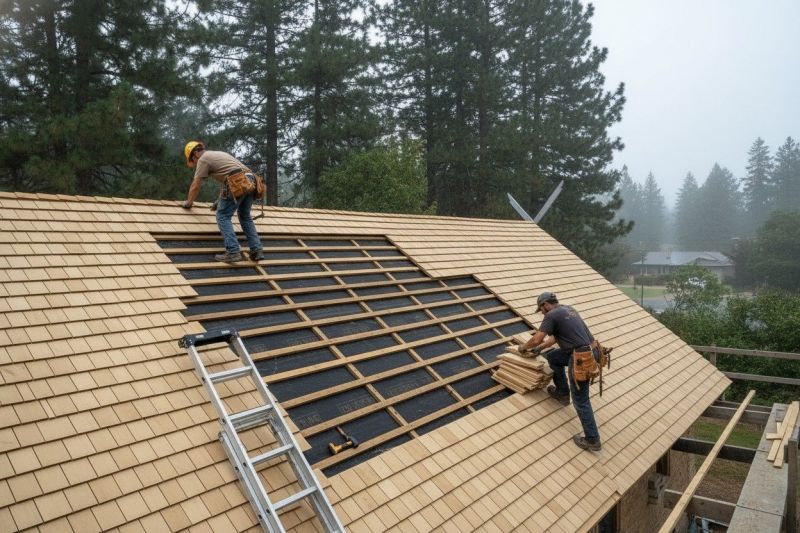 Wood Shake Roof Repair in Sewickley, PA