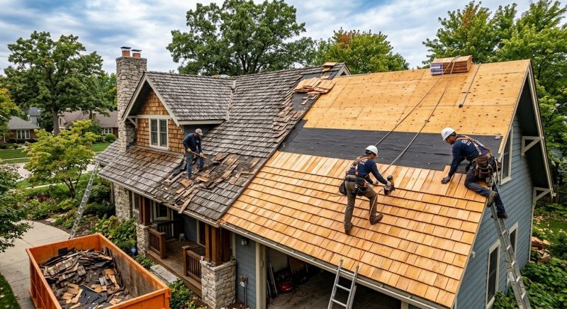 Wood Shake Roof Replacement in Canonsburg, PA