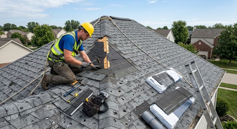 Hail Damage Roof Repair in Bethel Park, PA