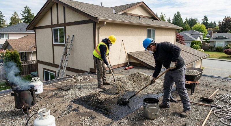Tar And Gravel Roof Repair in Cranberry Twp, PA